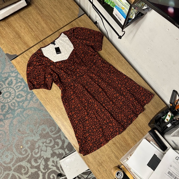 Torrid net Valentine’s Day date wuthering heights movie heart print knit dress - Picture 4 of 9